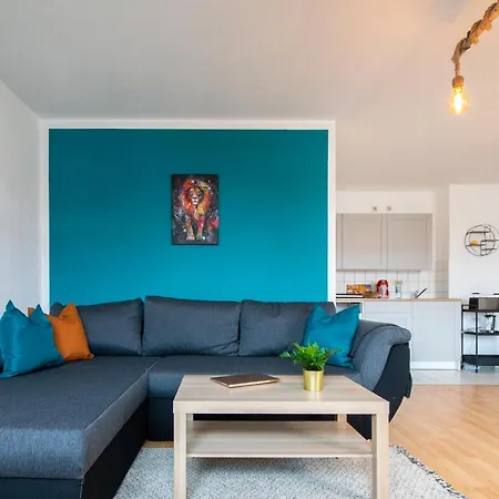 Daire Blue Chili 99 - Grosszuegiges Loft Wlan Boxspringbett Bis 4 Pers Leipzig