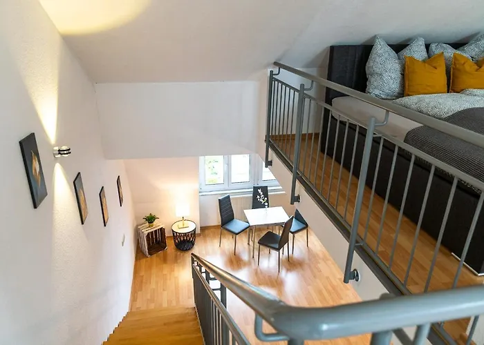 Blue Chili 99 - Grosszuegiges Loft Wlan Boxspringbett Bis 4 Pers Appartement *