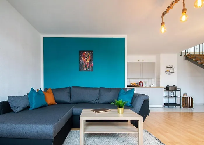 Appartement Blue Chili 99 - Grosszuegiges Loft Wlan Boxspringbett Bis 4 Pers Leipzig