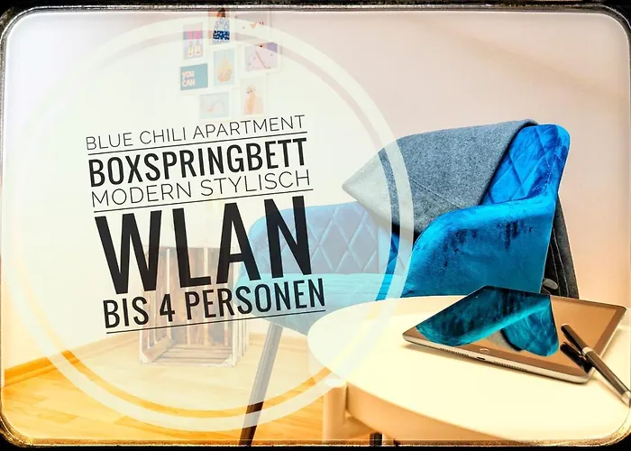 Blue Chili 99 - Grosszuegiges Loft Wlan Boxspringbett Bis 4 Pers *